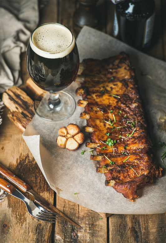 Back Ribs, BBQ & Beer