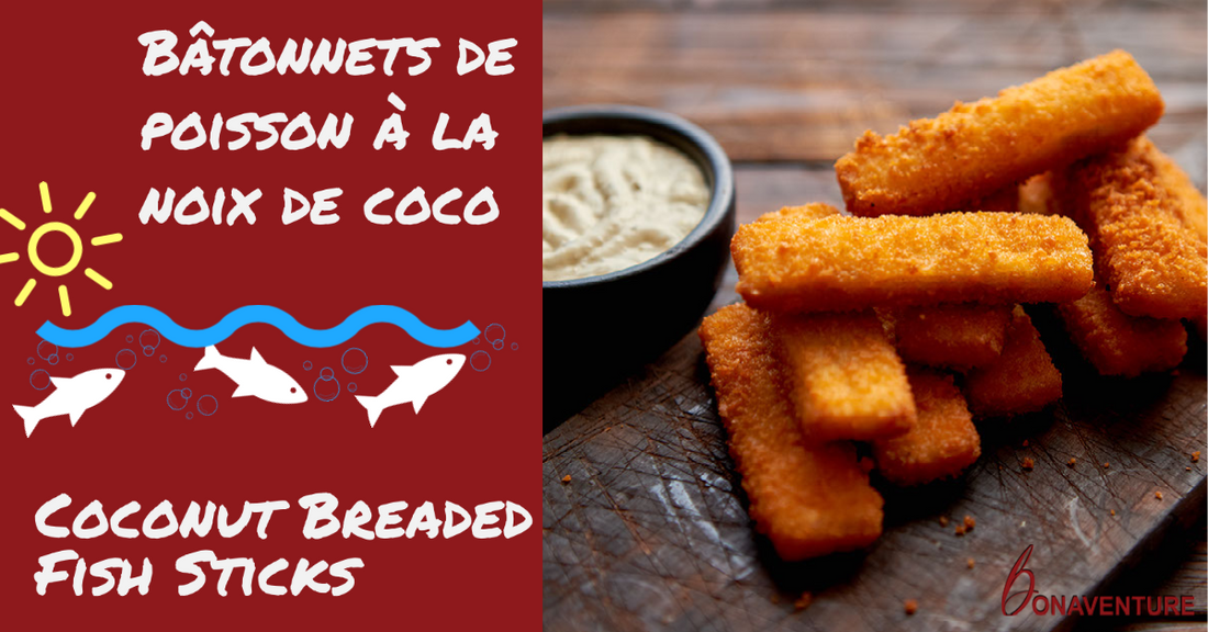 Bâtonnets de poisson à la noix de coco