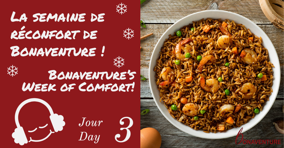 Riz frit aux crevettes de Bonaventure