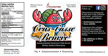 Crus-t’asse Beurre - Buttery Seafood Seasoning