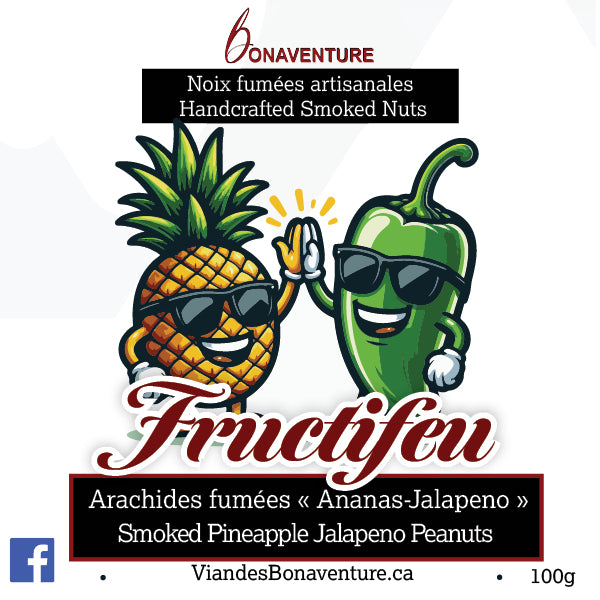 Arachides fumées à l'ananas et au jalapeno