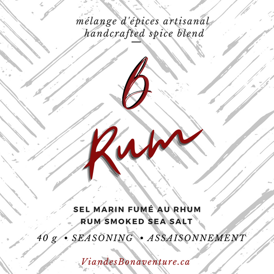 Sel marin fumée au Rhum (70g)