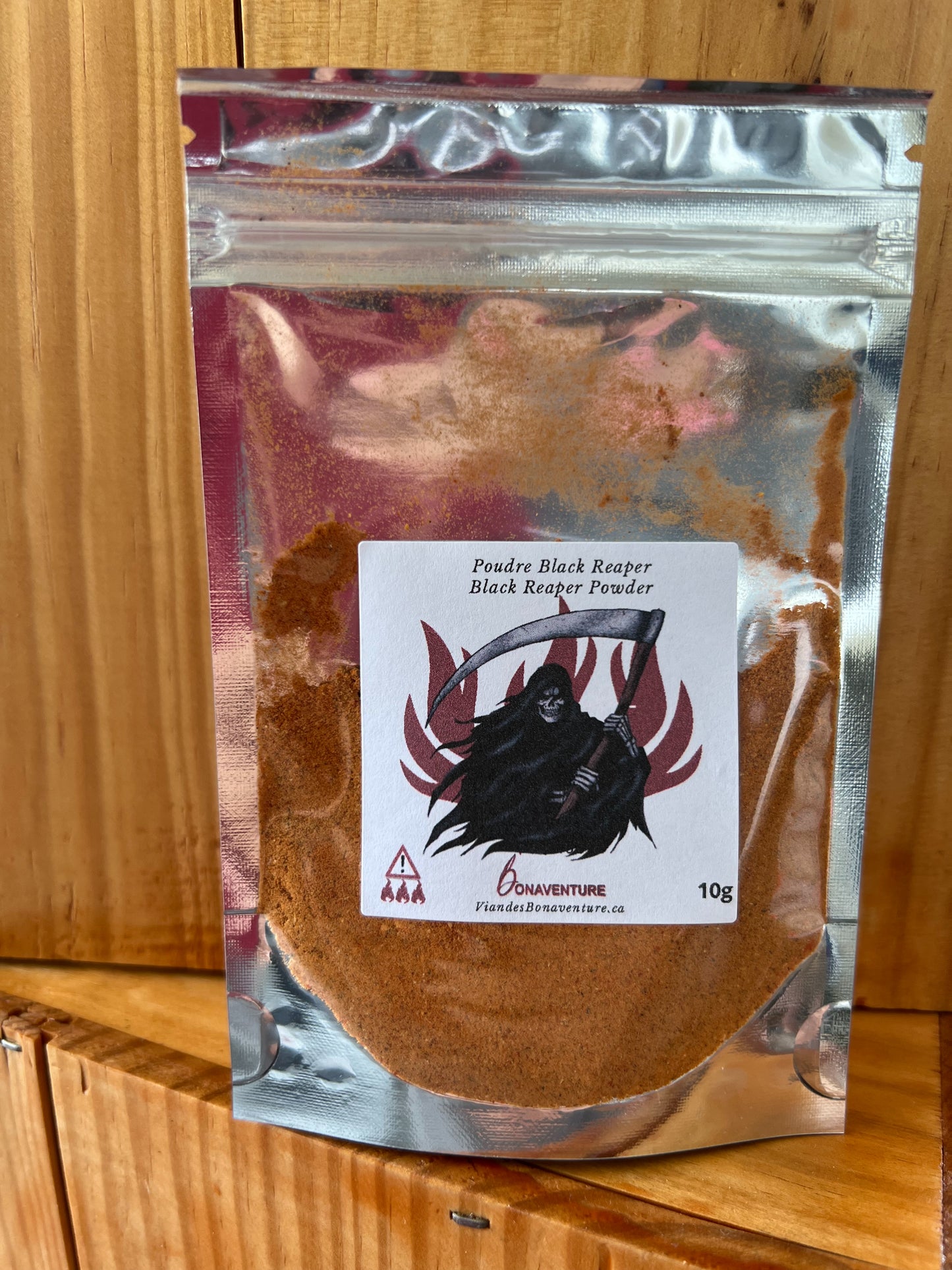 Piment "Black Reaper" en poudre (10g)