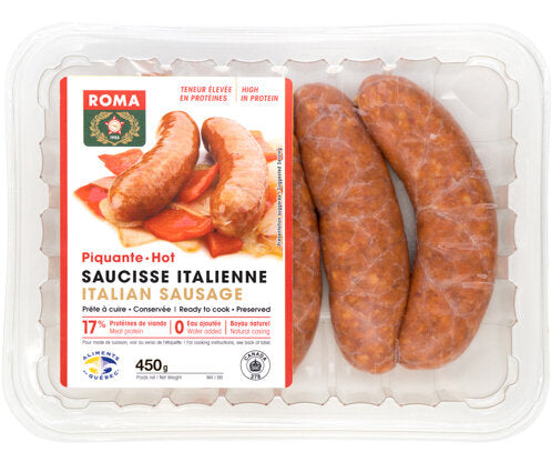 Saucisses Italiennes de Roma (Piquante)